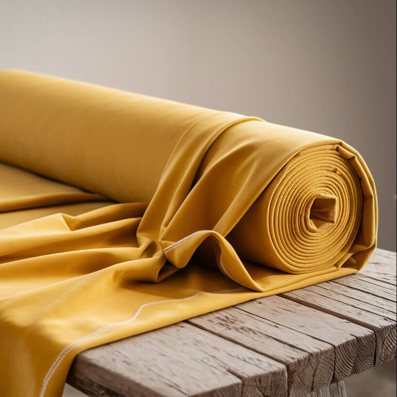 Meubelstof geel
