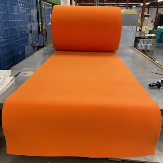 Schuimrubber op op rol oranje
